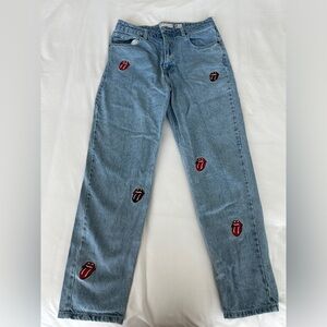 Bershka x The Rolling Stones Mom Jeans